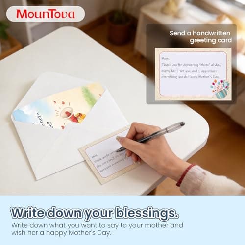 mountova Mothers Day Card for Mom from Son, Daughter, Kid, Cute Chick Pop Up Mothers Day Card with Music & Motion, 5.9"x7.9" - Thumbnail 5