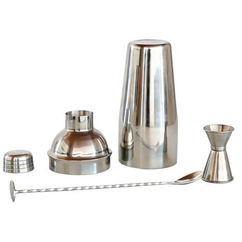 DIONZIA 24oz Cocktail Shaker Set, 304 Stainless Steel Bartender Kit with Jigger, Mixing Spoon & Built-in Strainer, Ideal Home Bar Accessories for Drink Mixing, Beginners and Gifting - Image 1
