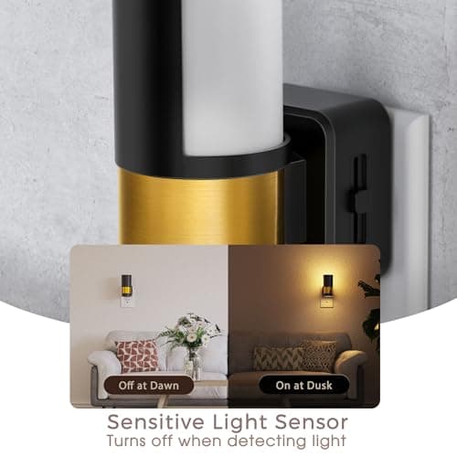 Briignite Night Lights Plug into Wall, 2 Pack Dimmable LED Night Light, Dusk to Dawn Sensor, 360° Rotation, 3000K Soft White 0-100LM Nightlights Plug in for Kids, Bedroom Hallway - Thumbnail 2