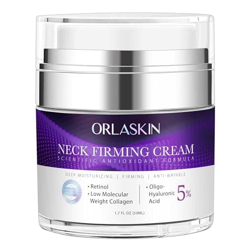 Retinol Cream for neck, Collagen Neck Creams for Tightening and Firming, Anti Aging Day & Night Facial Moisturizer for Women & Men - Image 1