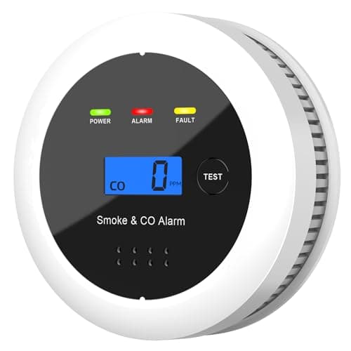 EZ2LOCATE 2-in-1 Detector Indoor Air Quality Meter,2-in-1 Detector Dual Sensor Detection Instrument with LCD Display, Battery Powered Environmental Monitoring Device for Home, Office & Garage, 1 pack. - Image 1