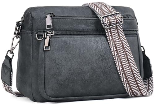ATERITSSI Crossbody Purses for Women Trendy,Vegan Leather Crossbody Bags,Cell Phone Camera Shoulder Handbags with Card Slots - Image 1