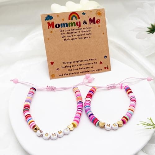 OVIFICEA Mother Daughter Bracelets for Gifts,Mommy And Me Matching Bracelet for Birthday Christmas Gifts,Daughter Jewelry From Mom - Thumbnail 3