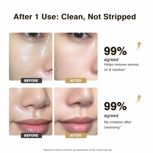 CA CAREL Face Cleanser Amino Acid Foaming Cleanser - Gentle Facial Cleansing Foam for All Skin Types - Thumbnail 3
