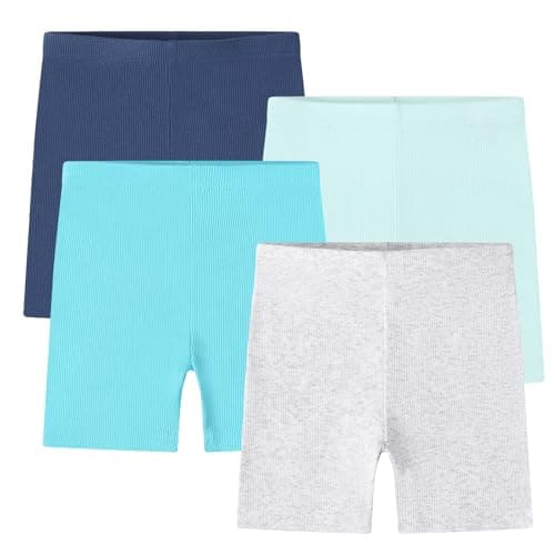Bafeicao Toddler Girl Cartwheel Shorts Biker Tights,Mint+Blue+Grey,2-3T - Image 1