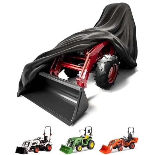 Tractor Cover,Tractor Covers Waterproof Heavy Duty,Tractor Cover Replace for Kubota,Universal Fits Most Compact Utility Tractors with Backhoe, Dustproof(189 L x 76 W x 86 H in) - Image 1