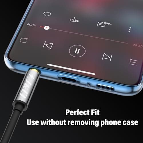 J&D 3.5mm Male to 2 RCA Phono Male Stereo Audio Cable, Aluminum Alloy Shell Gold-Plated RCA Audio Adapter Aux Cable, Grey, 15 Feet - Thumbnail 6