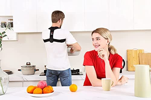 Schiara Posture Corrector for Men and Women, Comfortable Upper and Back Brace, Adjustable Back Support for Back, Shoulder and Neck - Thumbnail 5