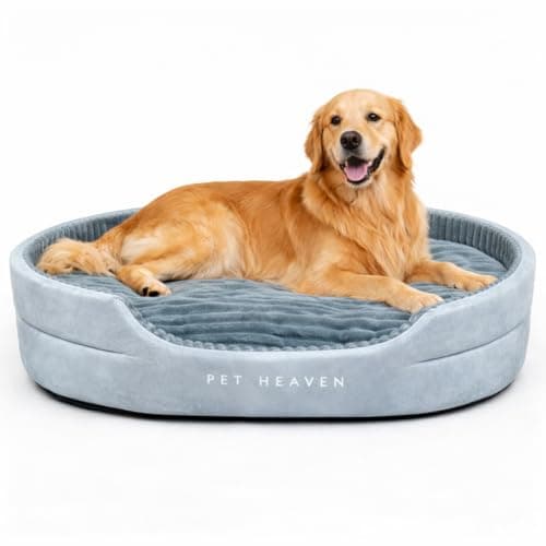 NOFKYNOXA Extra Large Dog Orthopedic Bed - Comfortable Memory Foam Pet Bed with Sides, Non-Slip Bottom,Dog Crate Pad/Couch, Indoor Outdoor Use(Grey) - Image 1