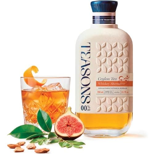 Teasons Non Alcoholic Whiskey Alternative | 0.0% ABV - Not a Drop | Award-Winning | Halal Certified | Smoky Ceylon Tea & Peaty Spirit | 700ml - Image 1