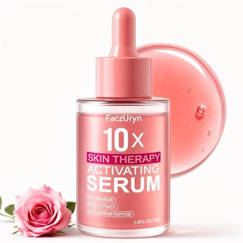 Red Light Therapy Serum, Red Light Therapy Activation Serums Amplify Effects & Reduce Wrinkles with Hydrating, Vitamin E Redlight Serum for Face, Rose Extract Facial Serums for Women, 1.0 FL.OZ - Image 1