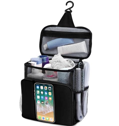 Dorm Room Essentials for Guys, Quick Dry Mesh Shower Caddy, Travel Toiletry Bag for Men and Women, Travel Cruise Ship Camping Essentials, Large Makeup Organizer for Full-Sized Toiletries Gifts for Men - Image 1