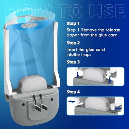 Solarush Indoor Flying Insect Light Trap, Fruit Fly Catcher - Thumbnail 3
