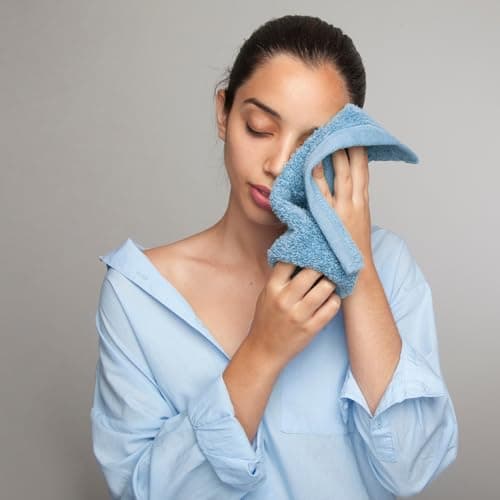 Infinitee Xclusives Luxury Wash Cloths for Showering [13x13] – 100% Cotton Washcloths [Pack of 12], Soft and Absorbent Face Towels for Bathroom Wash Clothes, Gym, and Spa (Vivid Green) - Thumbnail 6