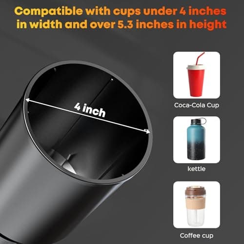 Golf Cart Cup Holder & Propane Heater Holder Universal Adjustable, Fits EZGO, Club Car, Yamaha, Higher Cup Holder for Securely Holds 16 oz Propane Tanks, Golf Cart Heaters & Large Drink Container - Thumbnail 4