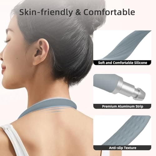 Jishane Neck Mount for Action Camera with Air Cushion, GoPro Mounts with Adjustable Strap, Compatible with Action Camera Accessories for Insta 360 X5 GoPro Hero 13/12/11/10 DJI OSMO Nano/Action 6 - Thumbnail 3