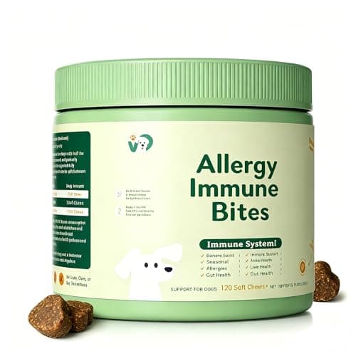 Klespiron Allergy Immune Bites - Seasonal Allergies & Immune Support Soft Chews for Gut Health - Natural Anti-Immune Supplement for Dogs - No Corn, GMO, or Soy