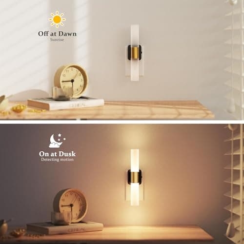 JandCase LED Night Light, Night Lights Plug into Wall, 3000K Soft White, 0-100LM Adjustable Brightness, 180° Rotating Plug in Night Light with Auto Light Sensor for Bedroom Bathroom Hallway - Thumbnail 3