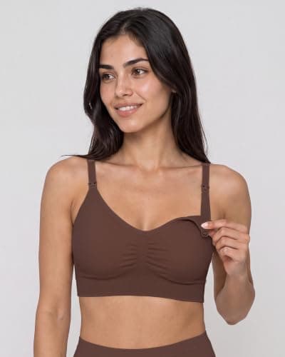 Stelle Nursing Bras Maternity Bralette Seamless for Breastfeeding - Thumbnail 2
