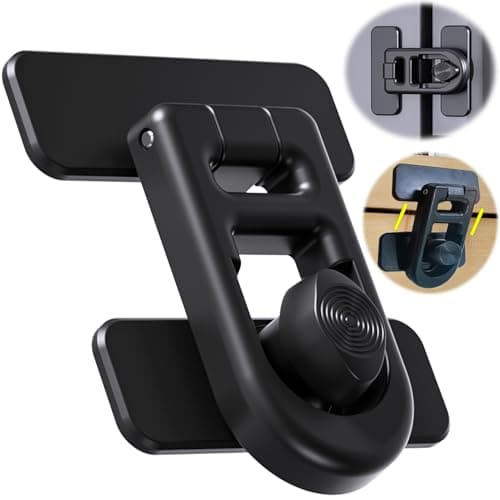 Bstsilver Refrigerator Lock Childproof for Cabinet Door Corner Drawer Freezer RV Oven Cupboard Closet, French Fridge Latches Baby Proofing Safety for Toddler Cat Dog, Upgraded Adhesive Easy Install - Image 1