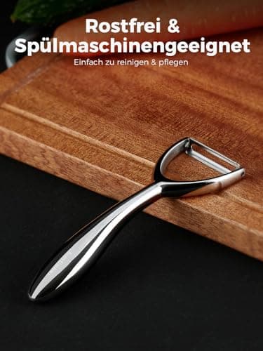 Y & I Peeler Set – Multi-Purpose Vegetable Peeler, 304 Stainless Steel Potato Peeler with Ultra-Sharp Serrated Blade & Ergonomic Handle (2-Year Warranty) - Thumbnail 3