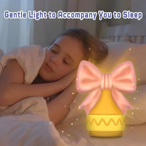 ASIOWELY Paint Your Own Ribbon Bow Lamp Kits,Arts and Crafts Supplies for Kids Toys Ages 4-6-8-12,DIY Art Night Light Painting for Girls Ages 5-10,Birthday Gifts for 3-12+ Year Old Toddler Teens Adult - Thumbnail 4