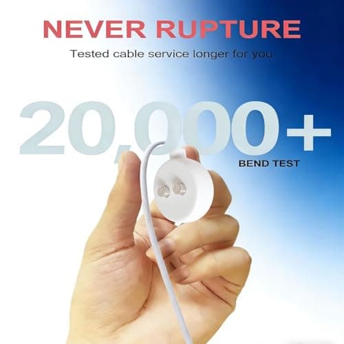 Rlissfiose 2Pack 6mm Magnetic Replacement Charger Cable with 2 Dots, 2.65ft(80cm) USB-A & USB-C Charging Port Set to Magnetic Cord for Rose Charger Toys,Massagers, Cleansers Electronics (Round-6MM) - Thumbnail 5