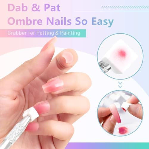 ABAC 24 Color Hema-Free Glitter Solid Gel Nail Polish,Ombre Gel Nail Polish,Pat Paint Nail Gel- Mermaid Ocean & Coral Reef Shades w/Pro Dual Brush Clump-Free for Pool Party,Spring/Summer Soak Off Gel - Thumbnail 3