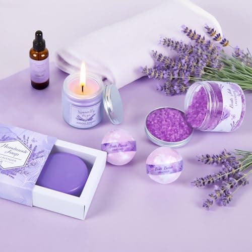 Mother's Day Gift,Get Well Soon Gifts After Surgery,Birthday Gift Boxes ,12Pcs Self Care Package,Thinking of You Gift Basket,Relaxing Spa Gift For Her, Mom,Wife, Sister,Best Friend - Thumbnail 6