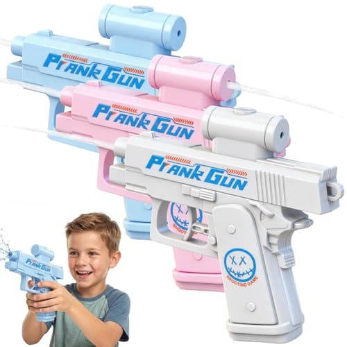 Prank Water Gun 3 Pack, Two-Way Squirt Gun with Reverse Spray, Hilarious Novelty Toy for Summer Parties, Beach & Pool Water Fighting Activities, Funny Gag Gift for Adults & Kids - Image 1