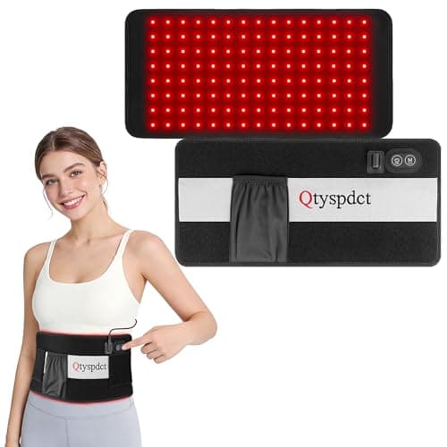 Red Light Therapy for Body, 660nm 850nm Triple Chip LED 16" Infrared Red Light Therapy Wrap Belt Pad for Neck Shoulder Stomach Waist Back Knee Muscle - Image 1