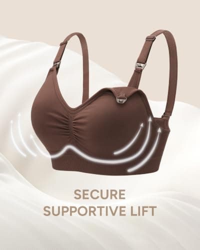 Stelle Nursing Bras Maternity Bralette Seamless for Breastfeeding - Thumbnail 6