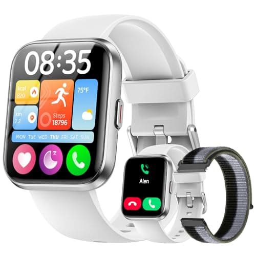 Hingso Smart Watch for Android Phones/iPhones, 1.85" HD Smart Watches for Women Men with Heart Rate/SpO2/Sleep Monitor, 3ATM Waterproof Fitness Tracker Watch with 120 Sport Modes, Health Tracker - Image 1