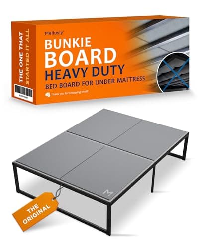 Meliusly Heavy Duty 10mm Bunkie Board Full Size (54x75'') Patent Pending Low Profile Bed Board Design - Breathable, Noise Minimizing, Moisture Resistant Bunkieboards, Low Profile Bed Support - Image 1