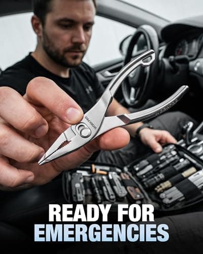WORKPRO 4.5 Inch Long Nose Slip Joint Pliers, Small Pliers for Tight Spaces - Thumbnail 6