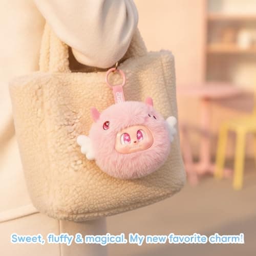 POP JOY Mini Monster Cupa Vintage Plush Blindbox Stuffed Animals Cute Comfort Cosy Gift Toy Figure with Keychain Pendant Soft Vinyl Cowboy Curve Plush Figure Teen Adult 3+ Single Box - Thumbnail 4
