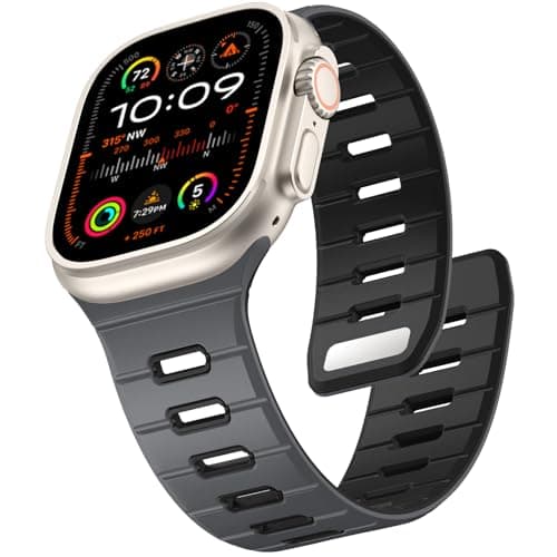 Odbeai Magnetic Sport Band Compatible with Apple Watch 49/46/45/44/42mm Men