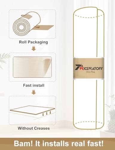 Indoor Door Mat 20"x32" - No Creases Entryway Mat, Low-Profile Dirt Trapper Front Door Mat for Inside Entrance, Non Slip Rubber Backing Inside Doormat for Entryway, Easy Clean Washable (Brown) - Thumbnail 4