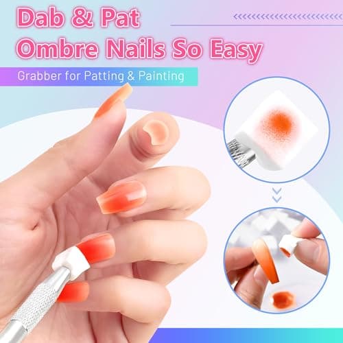 ABAC 24 Color Solid Gel Nail Polish,Pat Paint Gel,Ombre Nail Gel Hema-Free No-Spill Rainbow Shades w/Pro Brush,Summer 2025 Clump-Free Shimmer for Rave,Beach & Festival Nails - Thumbnail 3