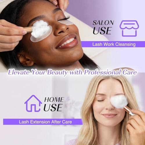 LZM Lash Shampoo Kit for Eyelash Extensions (2.02 fl oz), Lash Cleaner Foam and Lash Wash with Brush, Reusable & Spoolies, Gentle Eyelash Extension Cleanser for Professional and Daily Care - Thumbnail 5