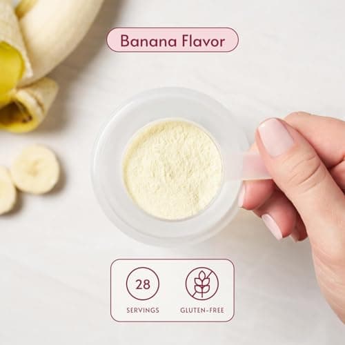 Bariatric Advantage High Protein Meal Replacement Drink Mix - Protein Powder Whey Isolate for Gastric Bypass & Sleeve Gastrectomy Patients - 28 Servings with 27 g Protein - Banana - 43.46 oz - Thumbnail 4