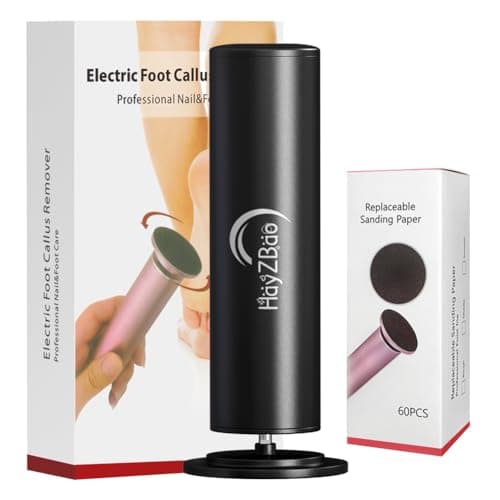 HayZBao Electric Callus Remover for Feet | FSA&HSA Eligible 12V High Power Plug-in Electric Foot Callus Remover with 60 Pcs Sanding Discs - Image 1