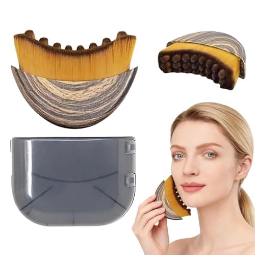 1Pcs Lymphatic Contour Face Brush, Lymphatic Drainage Massager, Ergonomic Face Beauty Tool，Designed to Fit The Skin Precisely and Relieve Fatigue for All Skin Types