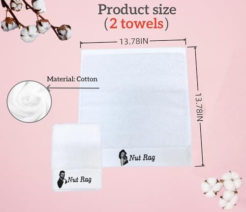 2-Pack of Funny Towels are Perfect for Couples, Lovers, Friends, and Special Occasions. They Make Unique Gifts for Anniversaries, Christmas, Halloween, and Valentine's Day. Everyday Bath Essentials - Thumbnail 6