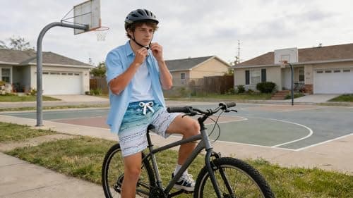 westwolf Boy Swim Trunks with Compression Liner Youth Funny Blue Fish Beach Bathing Suits Boy Size 8 9 Summer Swimming Shorts Boys Blue Quick Dry Surfing Swimming Suits 8 9 Years Old - Thumbnail 4