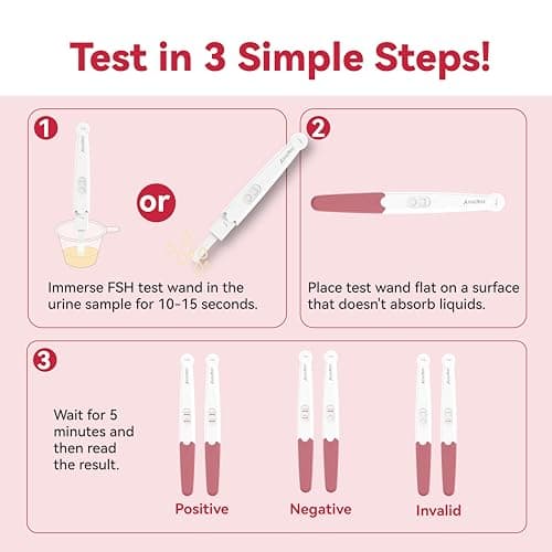 AssuTest Menopause Test Kit At Home, 5 Tests FSH Test Strips for Perimenopause & Ovarian Reserve, Fertility Test for Women, Fast & Reliable Results - Thumbnail 3