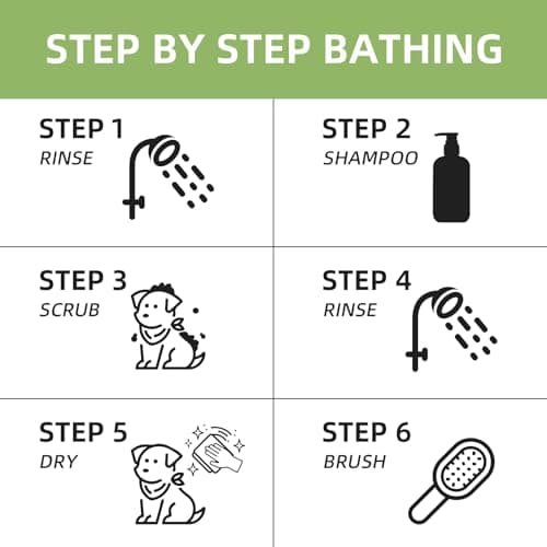 AOPEIBOTO Puppy Shampoo for Puppies 8 Weeks Old, Gentle Tearless Dog Shampoo for Smelly Dogs, Deodorizing Dog Shampoo with Aloe Vera & Oat Extract - Thumbnail 6