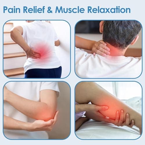 TENS Unit - Wireless Muscle Stimulator for Pain Relief, Dual Channel 16 Intensity Tens EMS Machine, LED-Display Rechargeable Cordless Portable Massager for Feet, Leg, Shoulder, Lower Back, Neck - Thumbnail 3