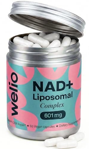 Liposomal NAD+ Supplement 601mg | Complex for Women & Men | NMN Alternative for Cellular Energy, Healthy Metabolism, Cognitive Function, Cellular Health & Antioxidant Support – 60 High Purity Capsules - Image 1