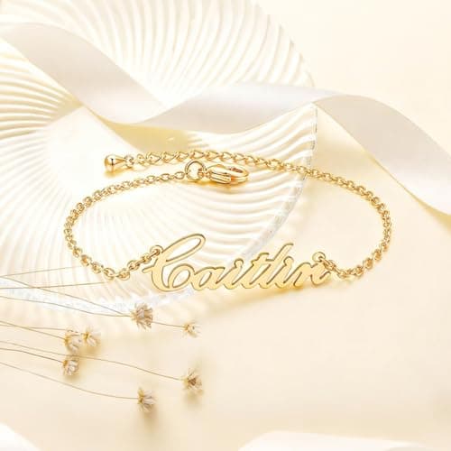 NYLGOXITK Personalized Name Necklace - A Simple & Unique Jewelry Gift for Mom, Perfect Mother's Day Present for Your Beloved Mother. - Thumbnail 3